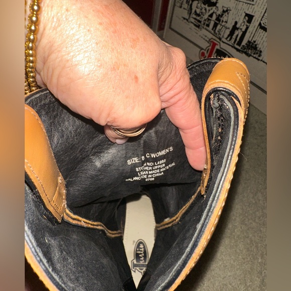 Justin Women’s Western Leather Cowboy Boots - Picture 4 of 4